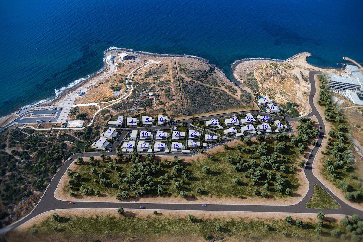 Северный Кипр Роскошные Виллы с четырьмя спальнями, садом и Частный бассейн в Чаталкей Photo 40