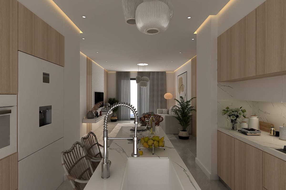 Nordzypern Wohnung mit drei Schlafzimmern in Yeni Boğaziçi Photo 24