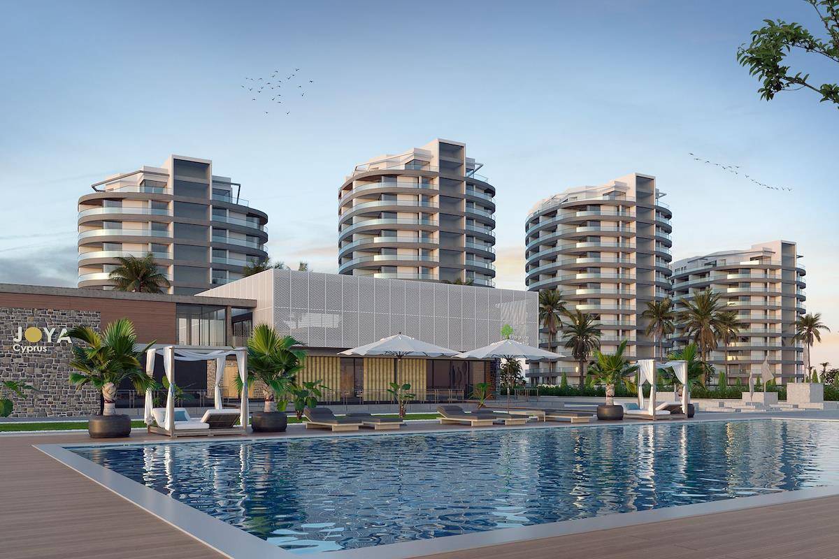 North Cyprus Beachfront Three Bedroom Penthouses in Six Tower Health Resort Photo 1