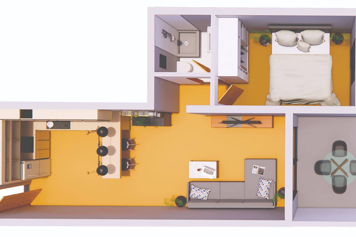 Nordzypern Wohnungen mit einem Schlafzimmer in İskele Long Beach  Photo 20