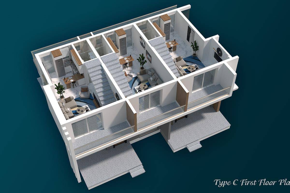 Северный Кипр Квартира -лофт с одной спальней в элитном комплексе Photo 33
