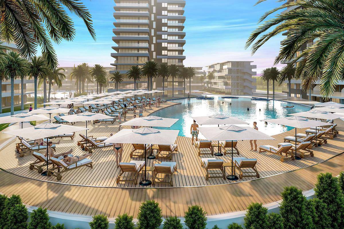 Nord-Kypros Penthouse med fire soverom i Luxury Resort på Lang strand Photo 3