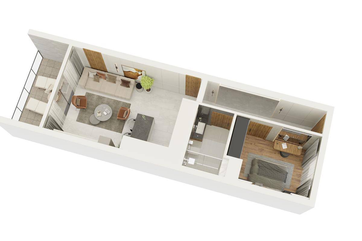 Nordzypern Wohnungen mit einem Schlafzimmer in einem exklusiven neuen Projekt in Esentepe Photo 28