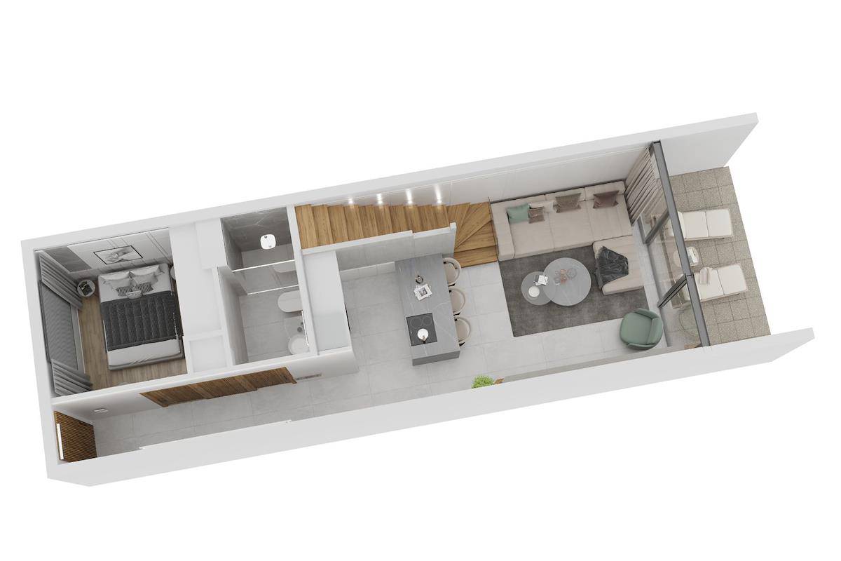 Nordzypern Loft- Wohnungen mit zwei Schlafzimmern in einem exklusiven neuen Projekt in Esentepe Photo 23