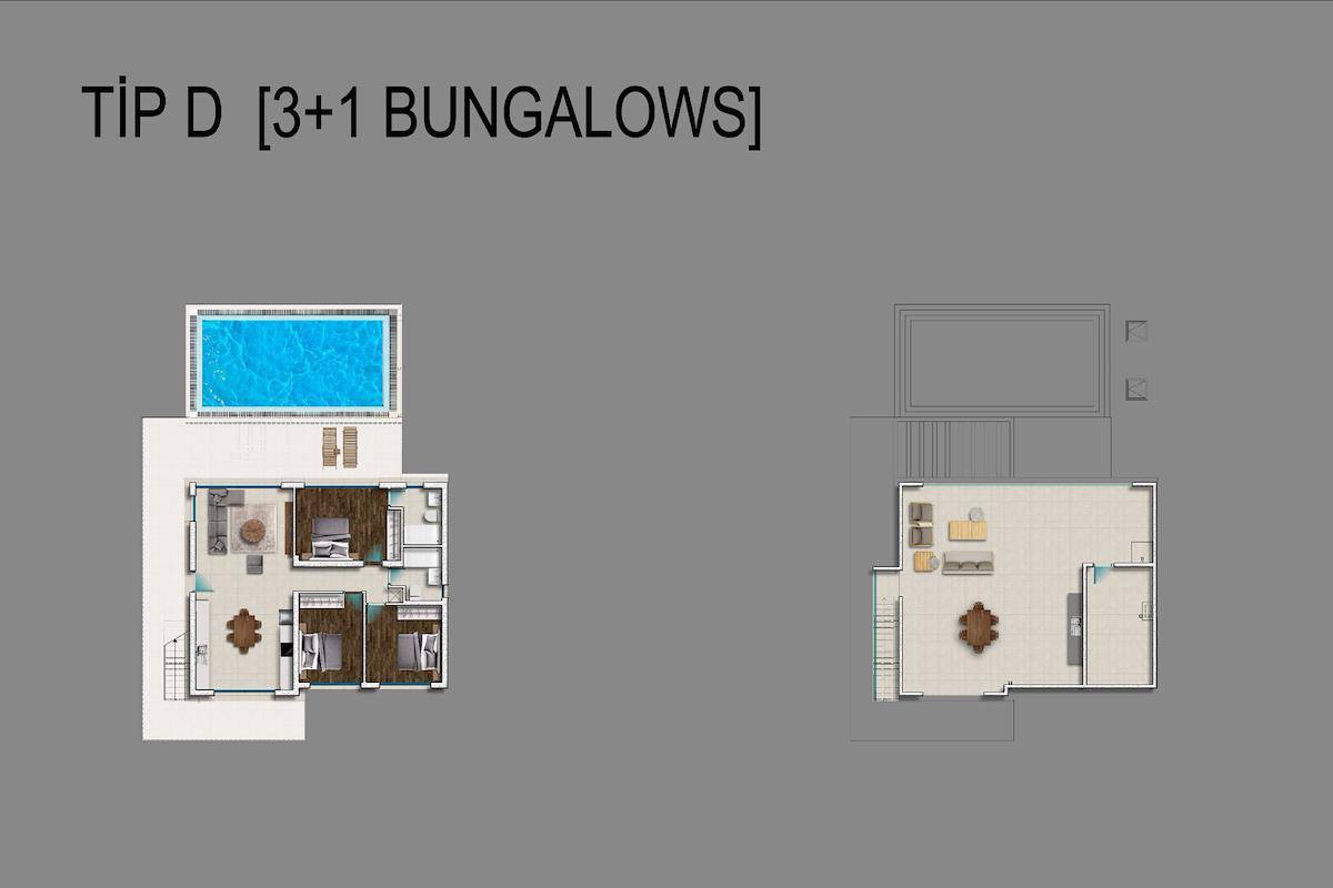 Nordzypern Bungalow mit drei Schlafzimmern in der Nähe von Tatlısu Photo 29