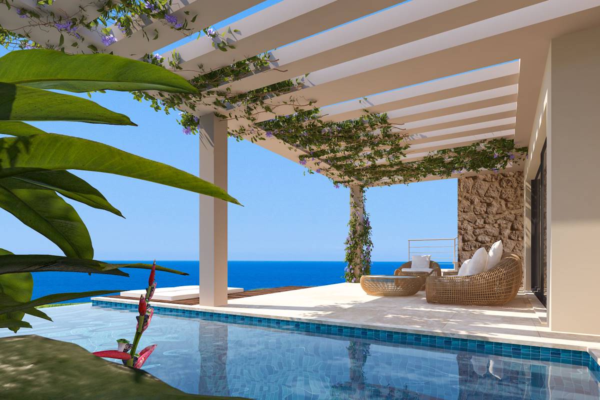 Северный Кипр Бунгало с 3 спальнями и видом на пляж Photo 3