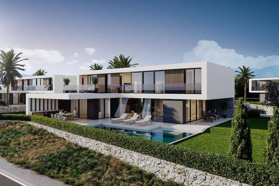 Five Bedroom Luxury Villas with Garden and Private Pool in Catalkoy