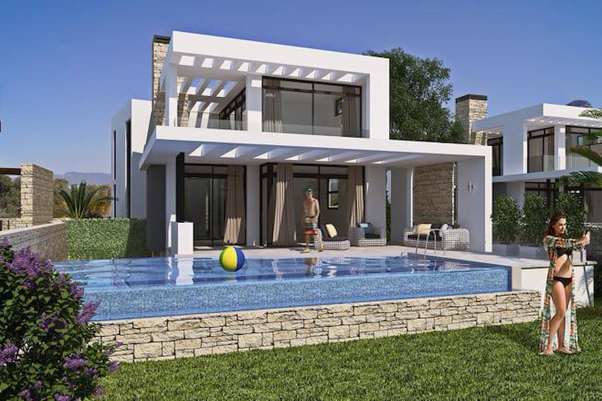 North Cyprus Five Bedroom Beachfront Villa in Catalkoy Photo 1