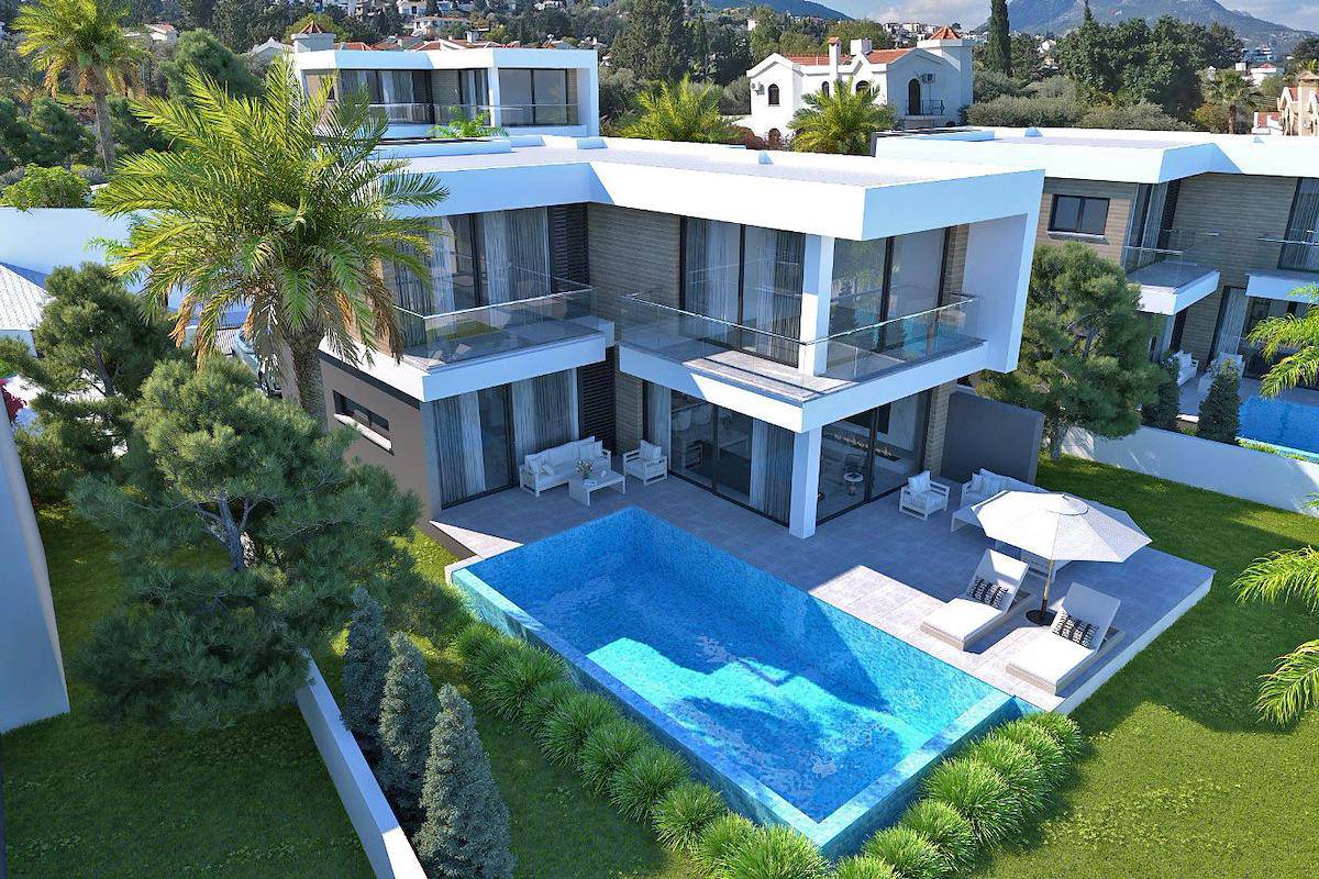 Kıbrıs Ozanköy Özel Havuzlu Havuzlu Dört Yatak Odalı Villa Photo 1